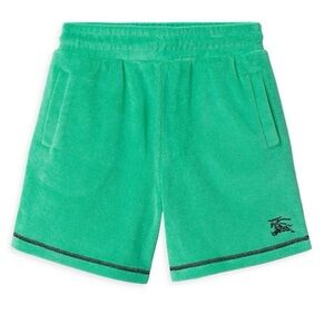 NWT - Burberry Teal Terry Shorts 10 Y